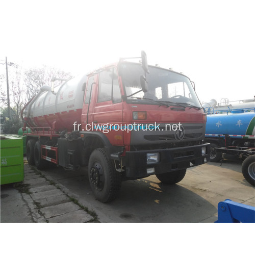 DFAC 6x4driven Petit camion citerne aspirateur à eaux usées